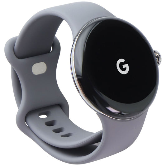 Google Pixel Watch 1st Gen (DEMO ONLY) - 41mm Silver / Charcoal Band (GQF4C) Smart Watches Google - Simple Cell Bulk Wholesale Pricing - USA Seller