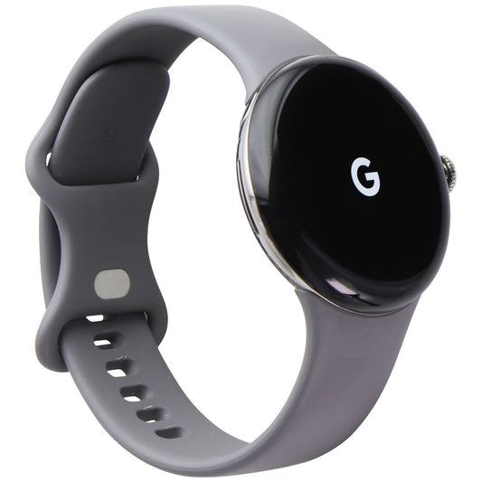 Google Pixel Watch 32GB GWT9R (GPS + LTE) Silver Case with Gray Active Band Smart Watches Google - Simple Cell Bulk Wholesale Pricing - USA Seller