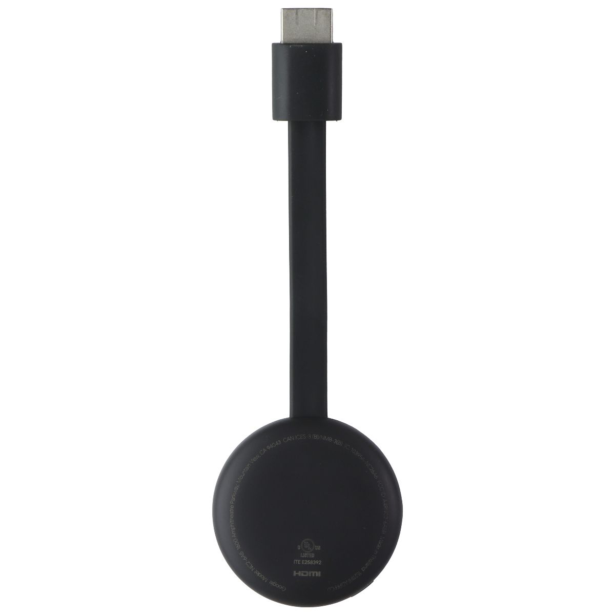 Google Chromecast - Charcoal (3rd Generation) GA00439-US Home Multimedia - Internet & Media Streamers Google - Simple Cell Bulk Wholesale Pricing - USA Seller