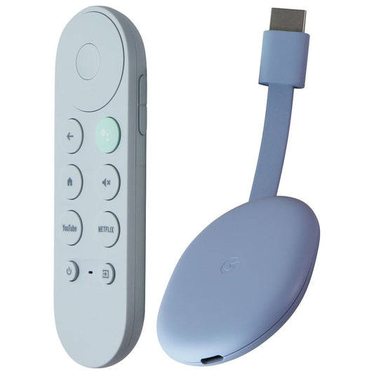 Google 4K Chromecast with Google TV - Sky Blue (GA01923-US) Home Multimedia - Internet & Media Streamers Google - Simple Cell Bulk Wholesale Pricing - USA Seller