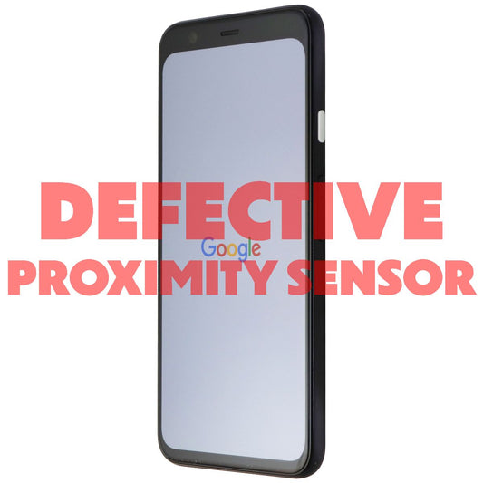 Google Pixel 4 Smartphone (G020I) Verizon - 64GB/Clearly White *BAD PROX SENSOR Cell Phone - Replacement Parts & Tools Google - Simple Cell Bulk Wholesale Pricing - USA Seller