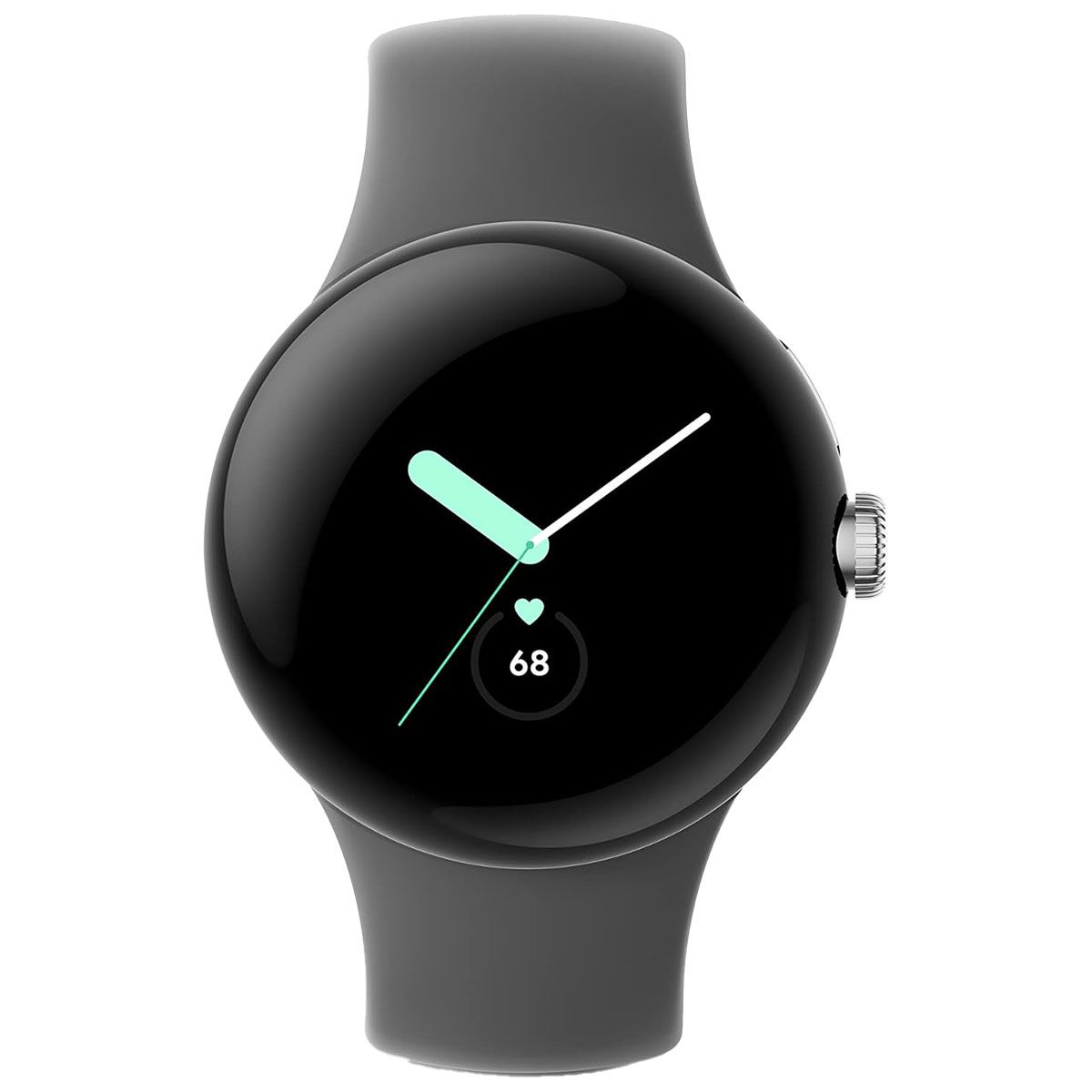 Google Pixel Watch 1st Gen (GQF4C) Smartwatch (Wi-Fi Only) - Silver/Charcoal Smart Watches Google - Simple Cell Bulk Wholesale Pricing - USA Seller