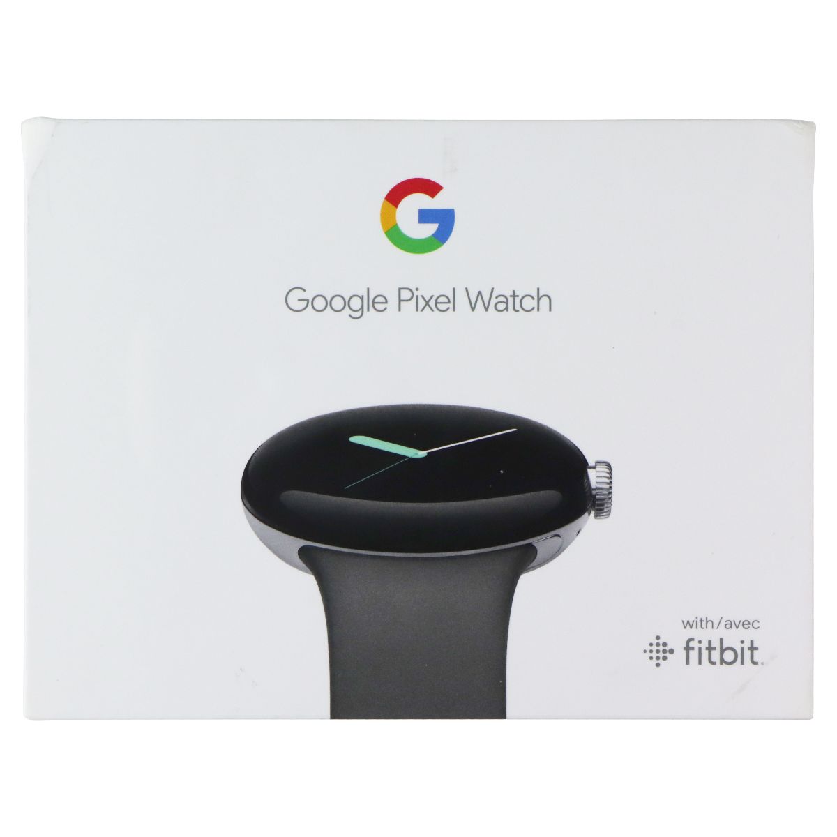 Google Pixel Watch 1st Gen (GQF4C) Smartwatch (Wi-Fi Only) - Silver/Charcoal Smart Watches Google - Simple Cell Bulk Wholesale Pricing - USA Seller