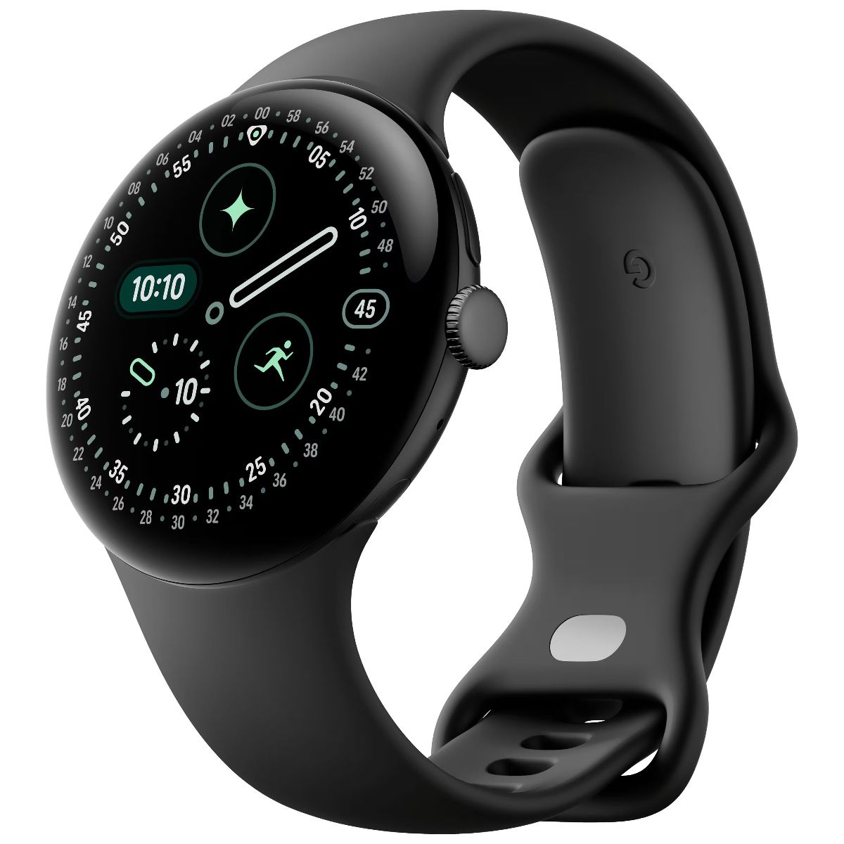 Google Pixel Watch 4 (45mm) LTE Smartwatch (G1KAW) Matte Black/Obsidian Band Smart Watches Google - Simple Cell Bulk Wholesale Pricing - USA Seller