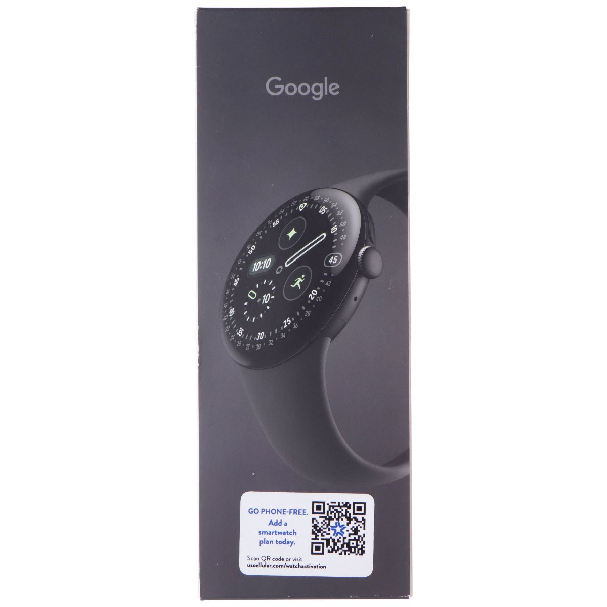 Google Pixel Watch 4 (45mm) LTE Smartwatch (G1KAW) Matte Black/Obsidian Band Smart Watches Google - Simple Cell Bulk Wholesale Pricing - USA Seller