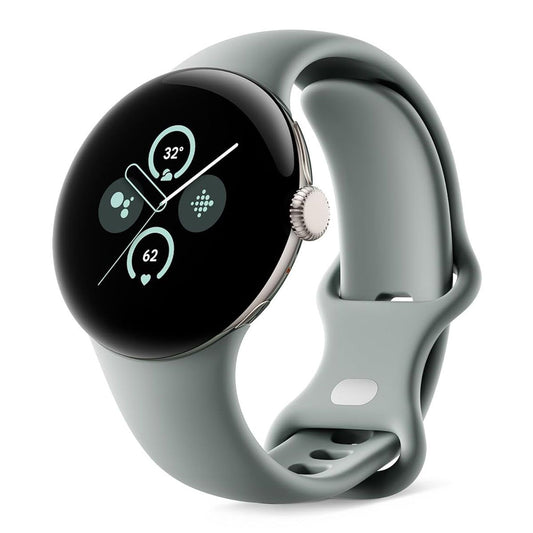 Google Pixel Watch 2 (G4TSL) 32GB Wi-Fi Champagne Gold/Hazel Active Band - 41mm Smart Watches Google - Simple Cell Bulk Wholesale Pricing - USA Seller