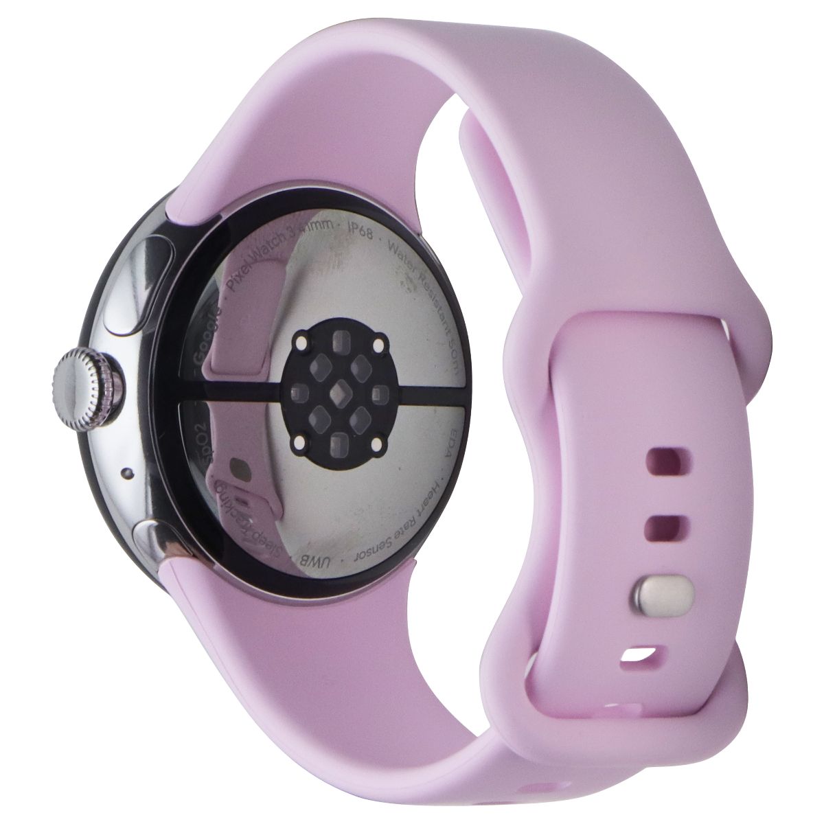 Google Pixel Watch 3 (41mm) Wi-Fi Only - Silver Aluminum/Rose Quartz Band Smart Watches Google - Simple Cell Bulk Wholesale Pricing - USA Seller