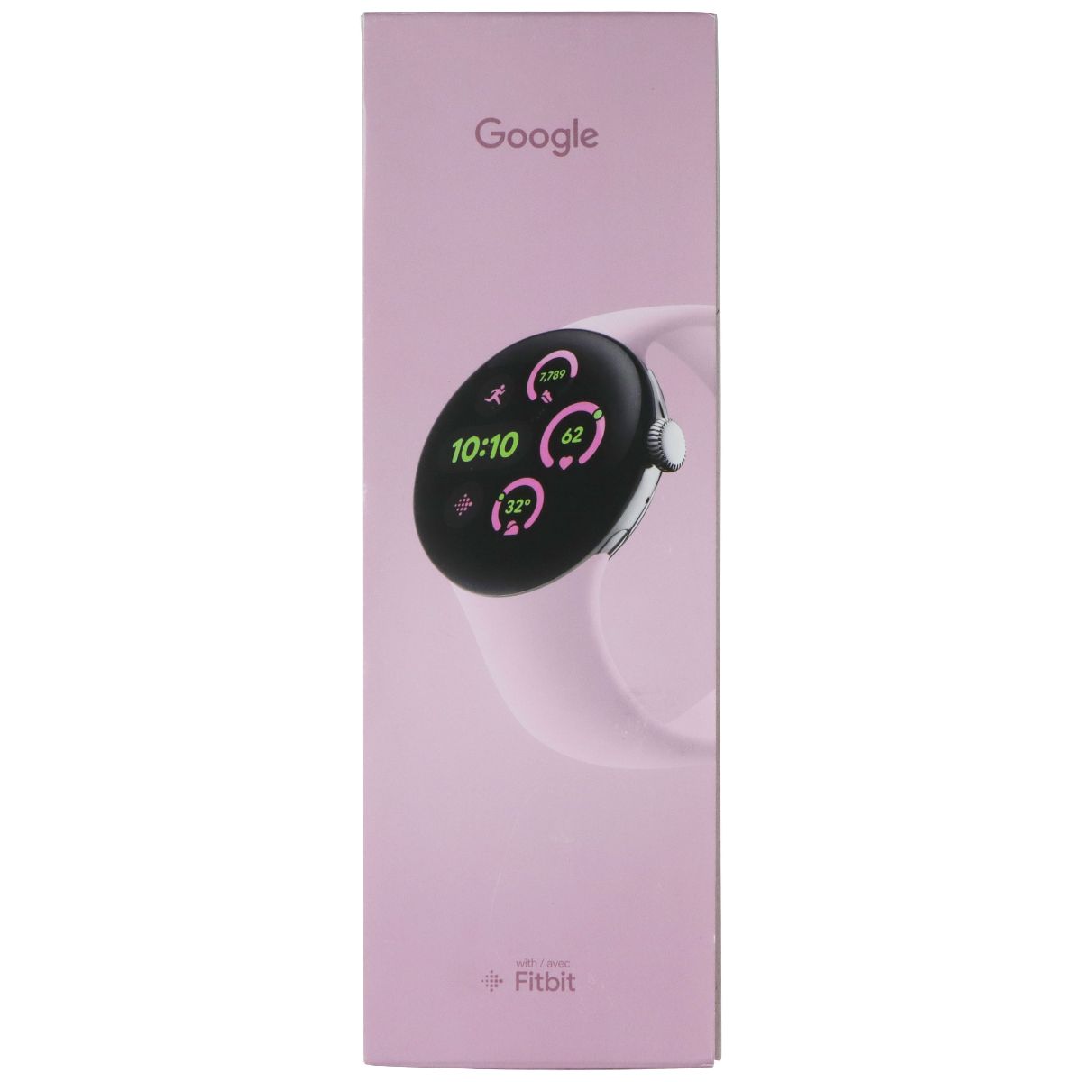 Google Pixel Watch 3 (41mm) Wi-Fi Only - Silver Aluminum/Rose Quartz Band Smart Watches Google - Simple Cell Bulk Wholesale Pricing - USA Seller