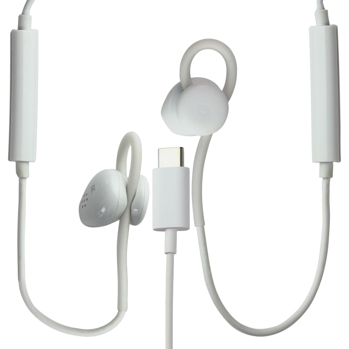 Google Pixel USB-C Earbuds with Built-In Remote and Microphone - White Cell Phone - Headsets Google    - Simple Cell Bulk Wholesale Pricing - USA Seller