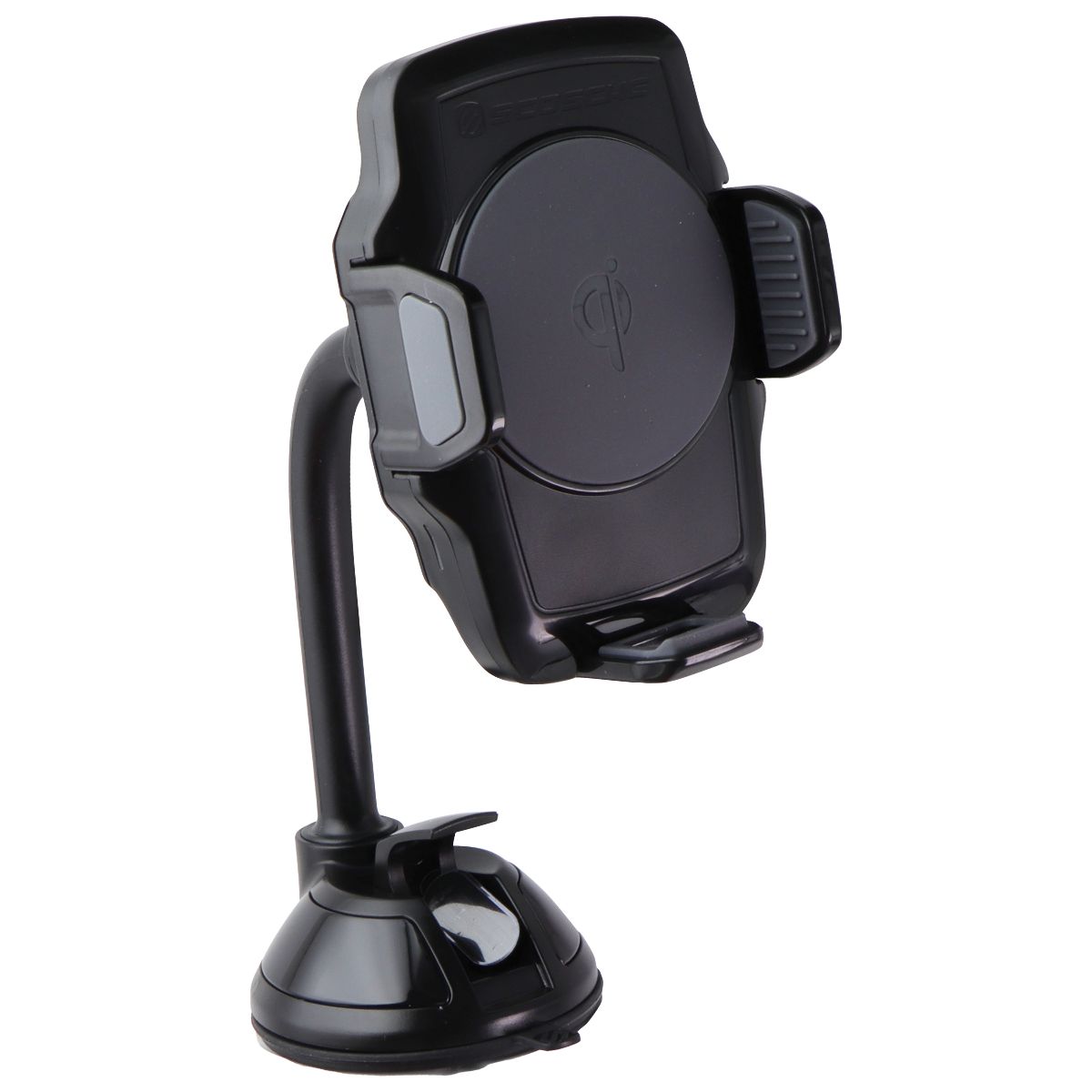 Scosche StuckUp Qi Wireless Fast Charging Window/Dash Mount - Black Cell Phone - Chargers & Cradles Scosche    - Simple Cell Bulk Wholesale Pricing - USA Seller