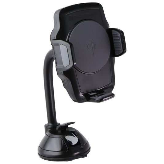 Scosche StuckUp Qi Wireless Fast Charging Window/Dash Mount - Black Cell Phone - Chargers & Cradles Scosche    - Simple Cell Bulk Wholesale Pricing - USA Seller