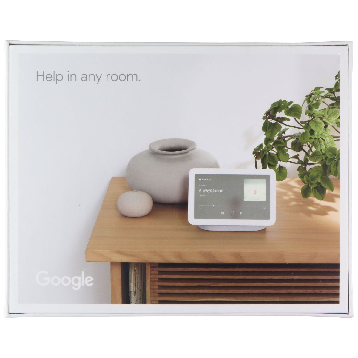 Google Nest Hub 7-inch Display 2nd Gen (GA01331-US) - Chalk Home Multimedia - Home Speakers & Subwoofers Google - Simple Cell Bulk Wholesale Pricing - USA Seller