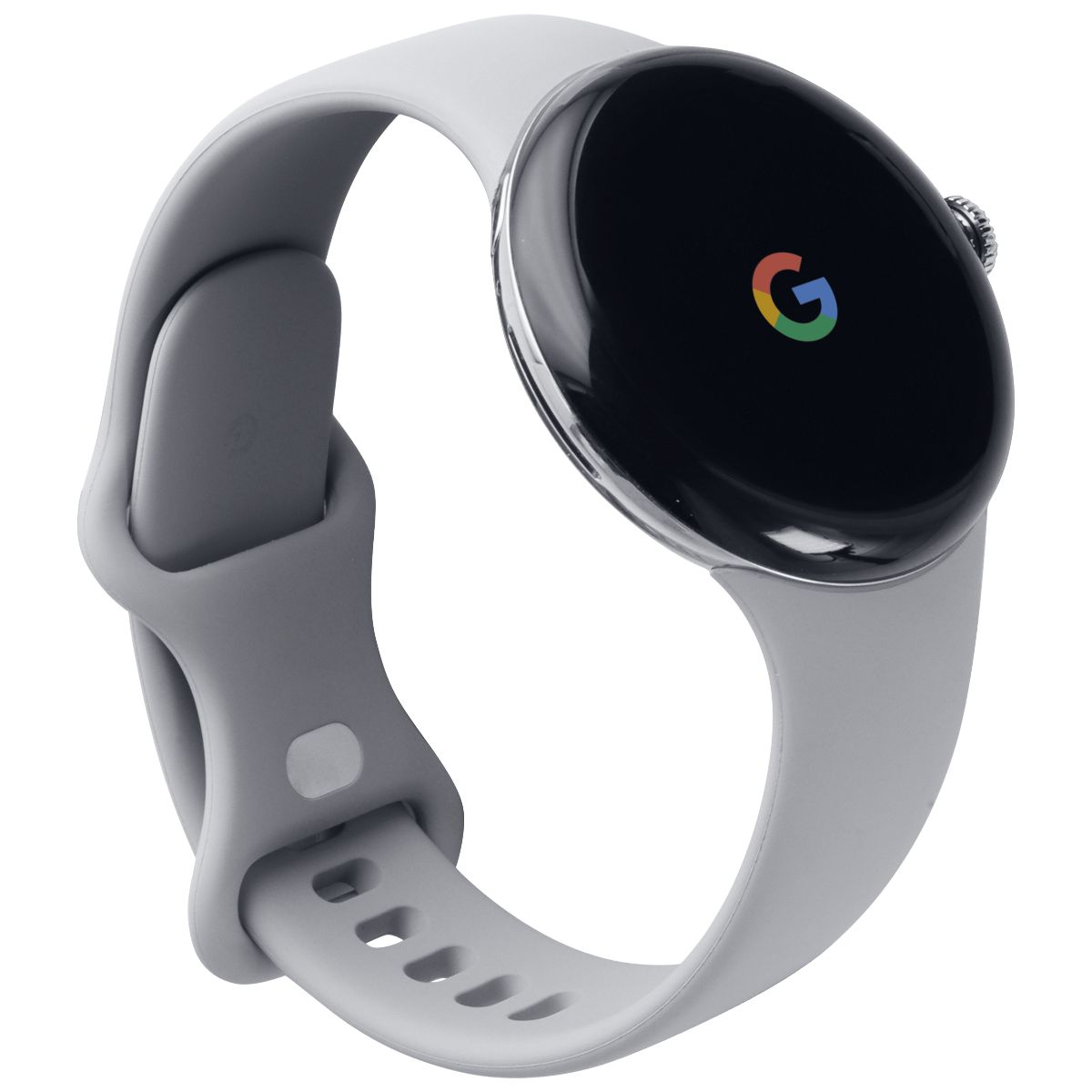DEMO Google Pixel Watch 41mm (GQF4C) - Silver AL with Gray Sport Band Smart Watches Google - Simple Cell Bulk Wholesale Pricing - USA Seller