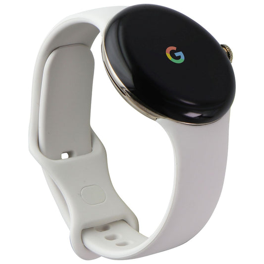Google Pixel Watch (1st Gen) Smartwatch (GQF4C) Wi-Fi - Gold Case/White Band Smart Watches Google - Simple Cell Bulk Wholesale Pricing - USA Seller