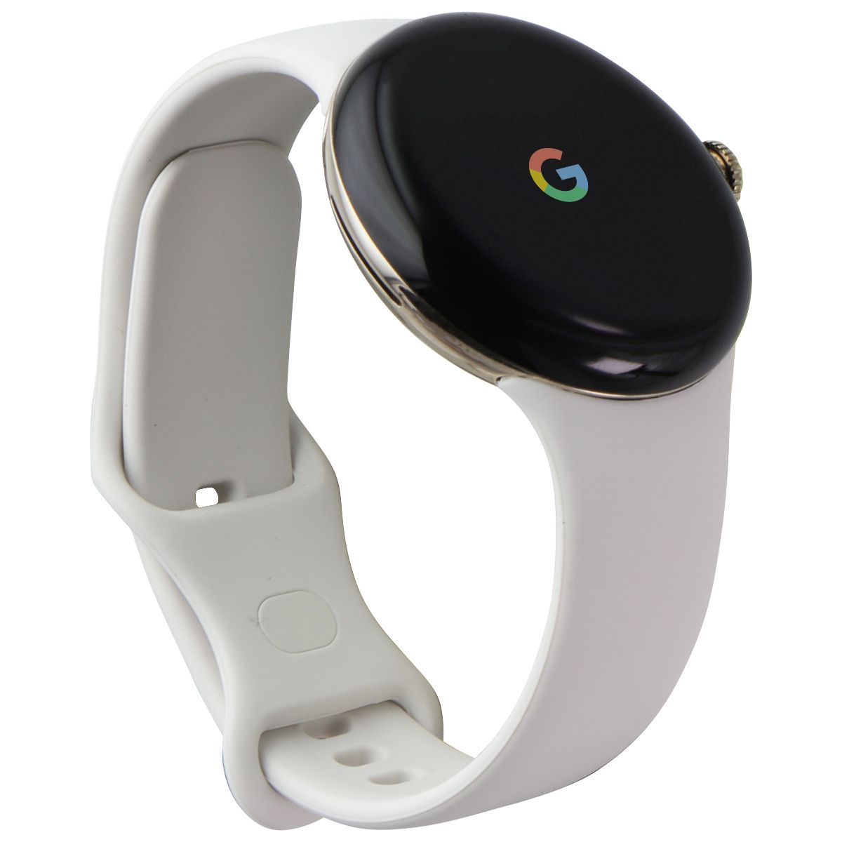 Google Pixel Watch (1st Gen) Smartwatch (GQF4C) Wi-Fi - Gold Case/White Band Smart Watches Google    - Simple Cell Bulk Wholesale Pricing - USA Seller