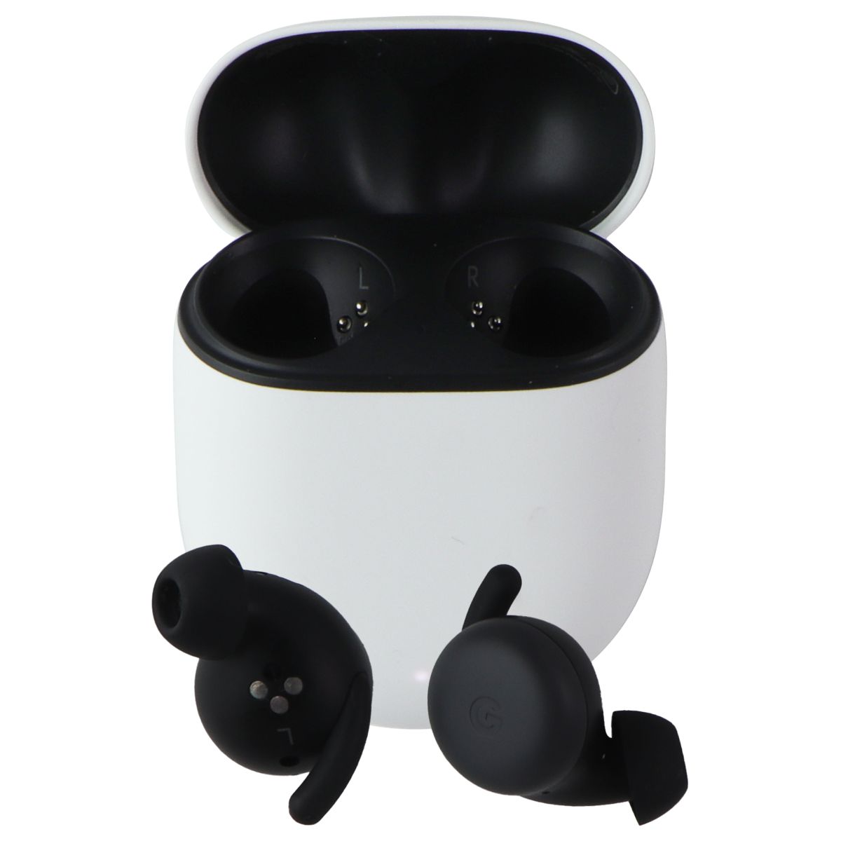 Google Pixel Buds (Gen 2) Bluetooth Headphones with Charging Case - Almost Black Portable Audio - Headphones Google - Simple Cell Bulk Wholesale Pricing - USA Seller