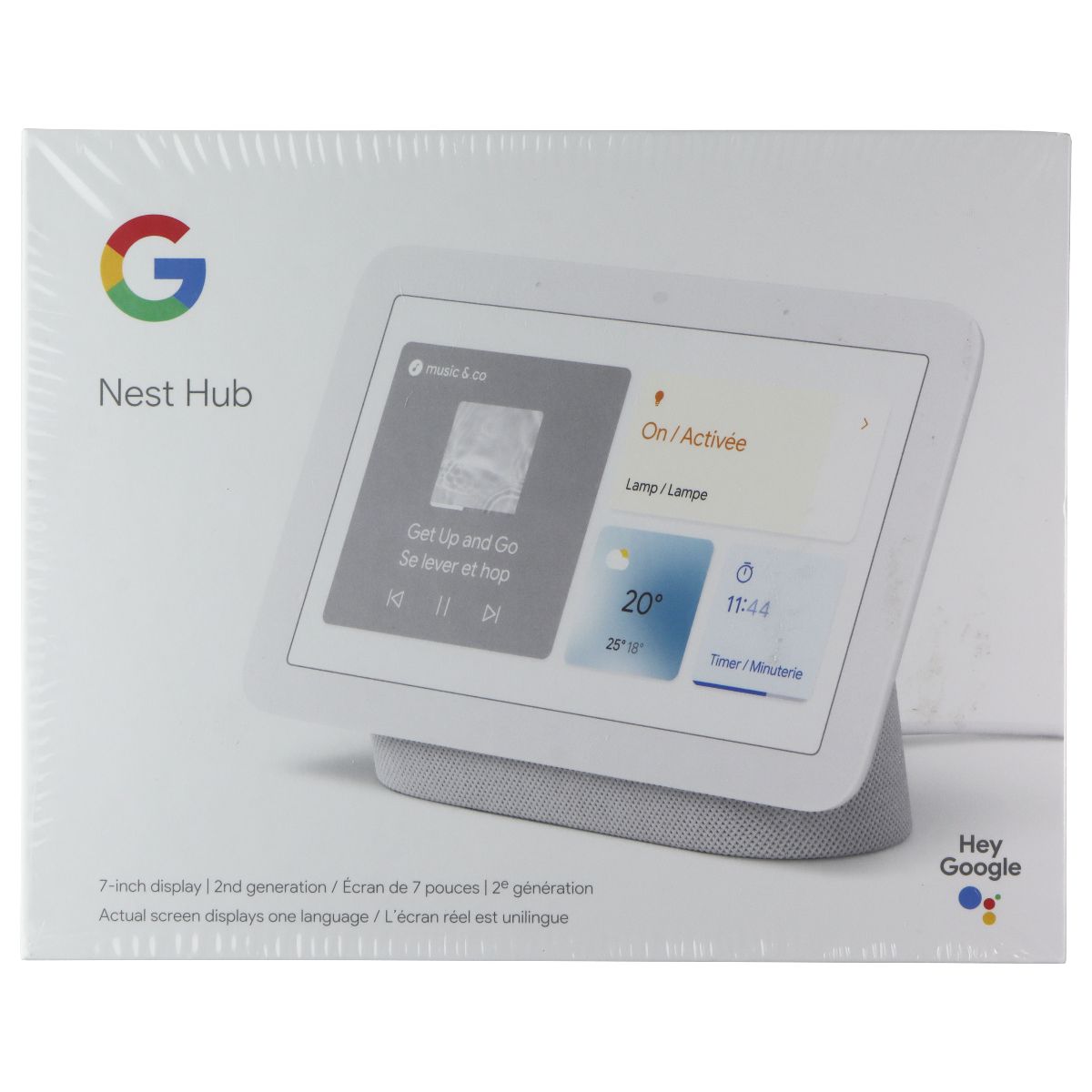 Google Nest Hub 2nd Gen Smart Home Speaker and 7-inch Display (GA01331) Home Multimedia - Home Speakers & Subwoofers Google - Simple Cell Bulk Wholesale Pricing - USA Seller