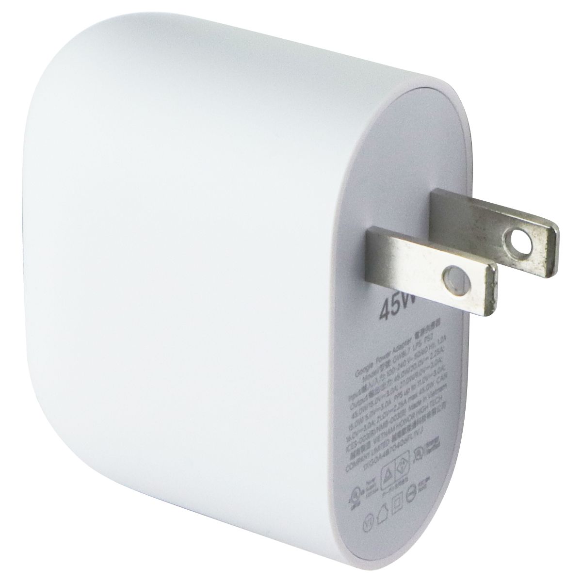 Google 45W USB-C Fast Charging Wall Power Charger - Snow Cell Phone - Chargers & Cradles Google - Simple Cell Bulk Wholesale Pricing - USA Seller