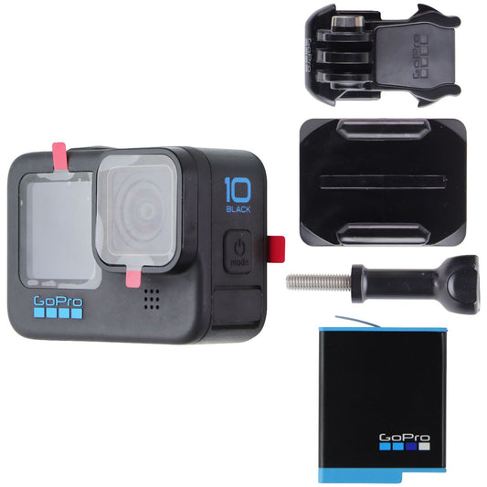 GoPro HERO 10 Black Waterproof Action Camera w/ Front LCD + Touch Rear Screen Digital Camera - Digital & DSLR Cameras GoPro - Simple Cell Bulk Wholesale Pricing - USA Seller