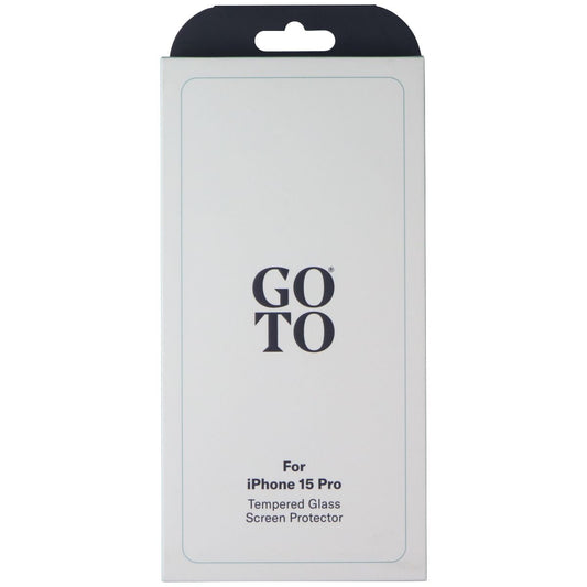 GoTo Tempered Glass Screen Protector for Apple iPhone 15 Pro Cell Phone - Screen Protectors GoTo - Simple Cell Bulk Wholesale Pricing - USA Seller
