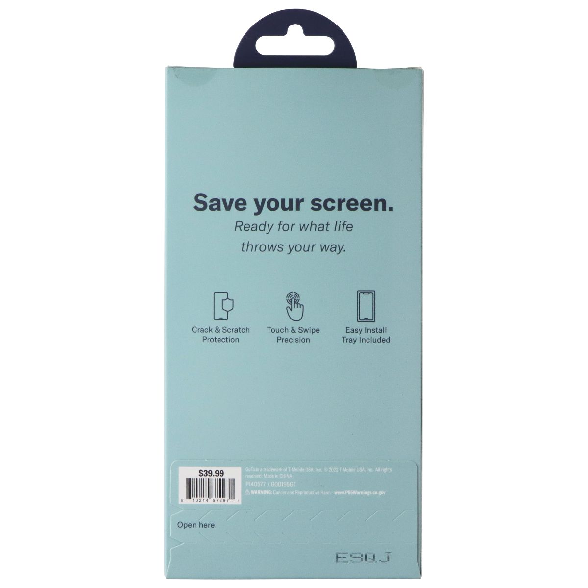 GoTo Tempered Glass Screen Protector for Samsung Galaxy S22 Cell Phone - Screen Protectors GoTo - Simple Cell Bulk Wholesale Pricing - USA Seller