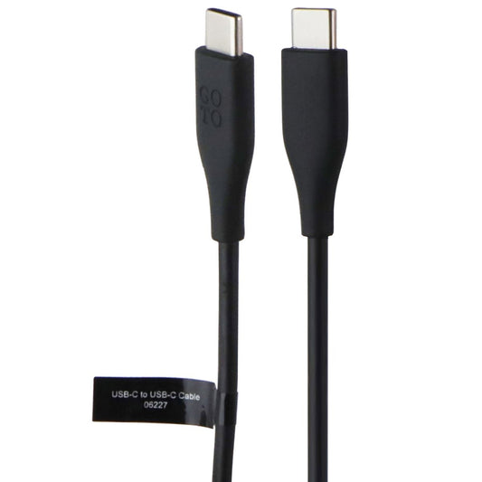 GoTo (4-Foot) Charging Cable with USB-C to USB-C Connectors - Black Cell Phone - Cables & Adapters GoTo - Simple Cell Bulk Wholesale Pricing - USA Seller