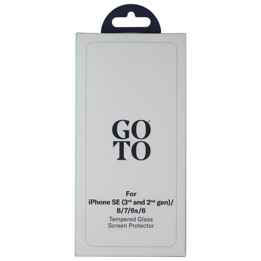 GoTo Tempered Glass Screen Protector for Apple iPhone SE 3rd/2nd Gen/8/7/6S/6 Cell Phone - Screen Protectors GoTo - Simple Cell Bulk Wholesale Pricing - USA Seller