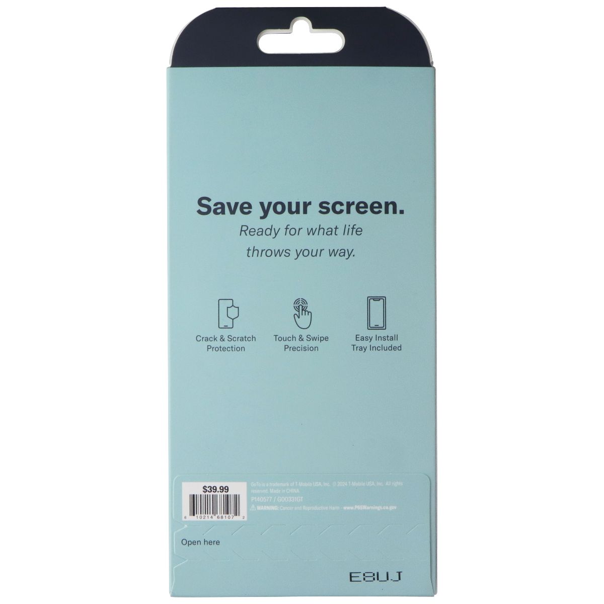 GoTo Tempered Glass Screen Protector for Samsung Galaxy A35 5G Cell Phone - Screen Protectors GoTo - Simple Cell Bulk Wholesale Pricing - USA Seller