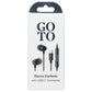 GoTo Stereo Earbuds with USB-C Connector and in-Line Microphone - Black Portable Audio - Headphones GoTo - Simple Cell Bulk Wholesale Pricing - USA Seller