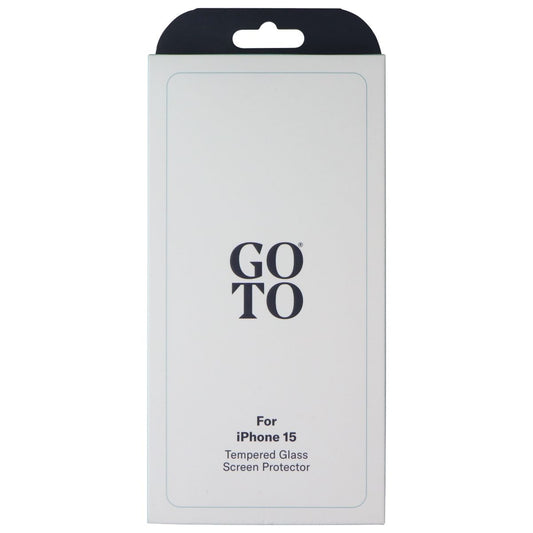 GoTo Tempered Glass Screen Protector for Apple iPhone 15 Cell Phone - Screen Protectors GoTo - Simple Cell Bulk Wholesale Pricing - USA Seller