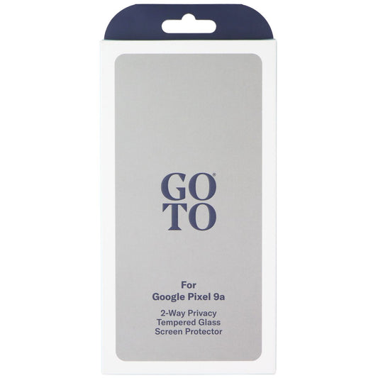GoTo 2-Way Privacy Tempered Glass Screen Protector for Google Pixel 9a Cell Phone - Screen Protectors GoTo - Simple Cell Bulk Wholesale Pricing - USA Seller