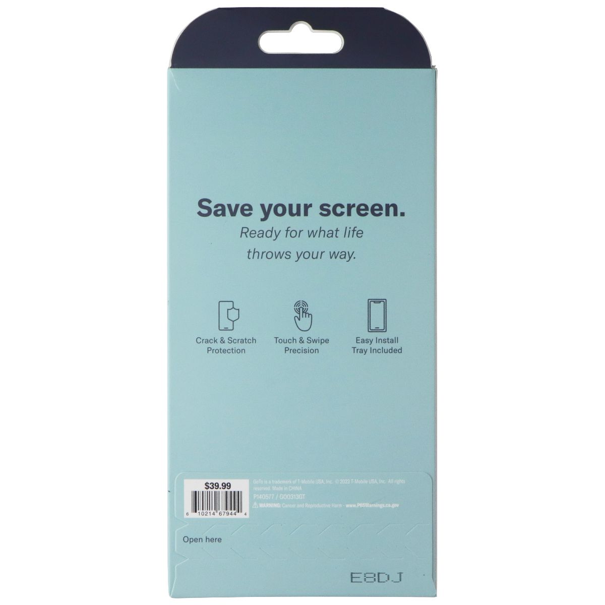 GoTo Tempered Glass Screen Protector for Samsung Galaxy S23 FE Cell Phone - Screen Protectors GoTo - Simple Cell Bulk Wholesale Pricing - USA Seller