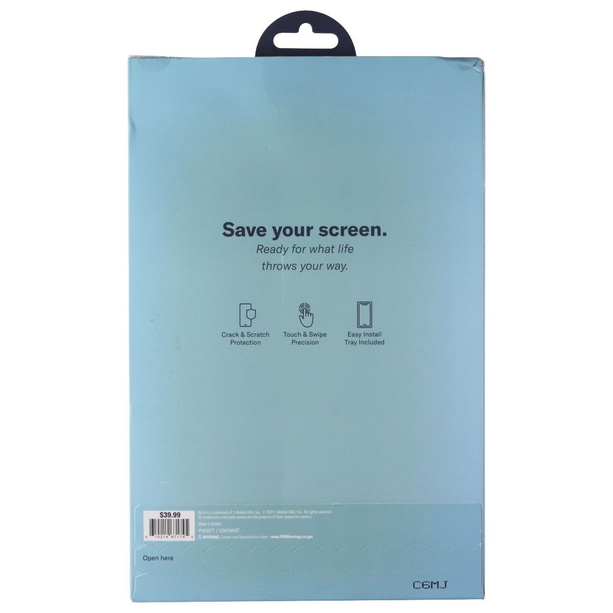 GoTo Tempered Glass Screen Protector for Alcatel JOY TAB 2 Cell Phone - Screen Protectors GoTo - Simple Cell Bulk Wholesale Pricing - USA Seller