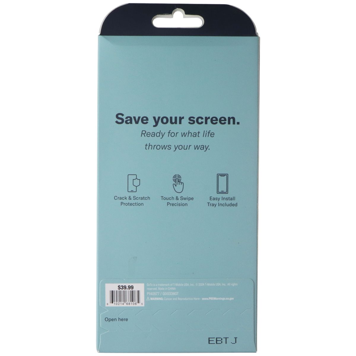 GoTo Tempered Glass Screen Protector for T-Mobile REVVL 7 (5G) Cell Phone - Screen Protectors GoTo - Simple Cell Bulk Wholesale Pricing - USA Seller