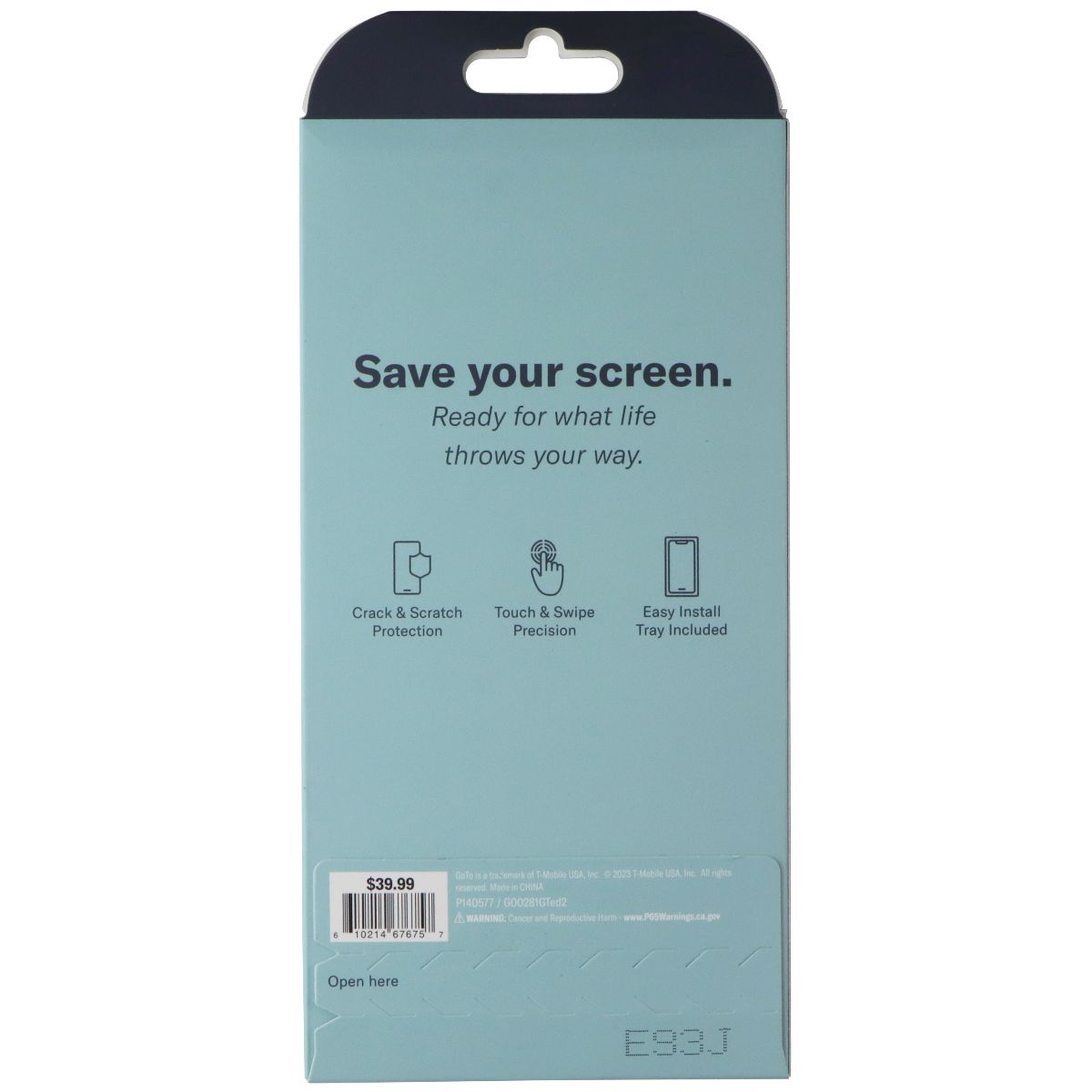 GoTo Tempered Glass Screen Protector iPhone 14 Pro Max / 14 Plus / 13 Pro Max Cell Phone - Screen Protectors GoTo - Simple Cell Bulk Wholesale Pricing - USA Seller