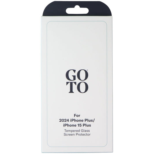 GoTo Tempered Glass Screen Protector for Apple iPhone 16 Plus / 15 Plus Cell Phone - Screen Protectors GoTo - Simple Cell Bulk Wholesale Pricing - USA Seller