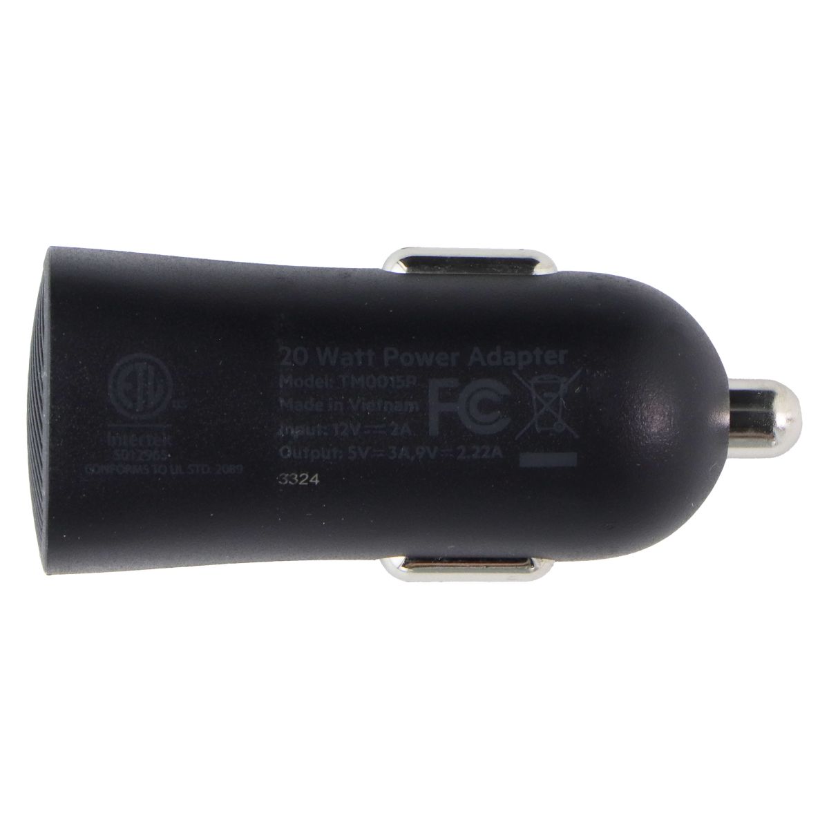 GoTo (20W) Fast Charging USB-C Car Charger - Black Cell Phone - Chargers & Cradles GoTo - Simple Cell Bulk Wholesale Pricing - USA Seller
