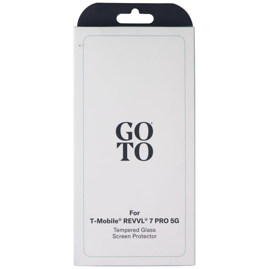 GoTo Tempered Glass Screen Protector for T-Mobile REVVL 7 Pro (5G) Cell Phone - Screen Protectors GoTo - Simple Cell Bulk Wholesale Pricing - USA Seller