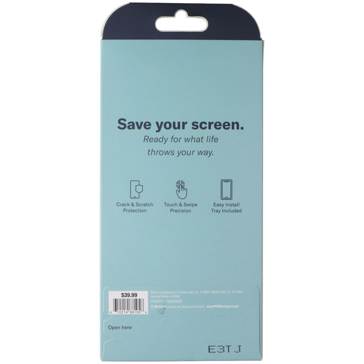 GoTo Tempered Glass Screen Protector for T-Mobile REVVL 7 Pro (5G) Cell Phone - Screen Protectors GoTo - Simple Cell Bulk Wholesale Pricing - USA Seller