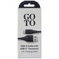 GoTo (4-Foot) Charging Cable with USB-A to USB-C Connectors - Black Cell Phone - Cables & Adapters GoTo - Simple Cell Bulk Wholesale Pricing - USA Seller