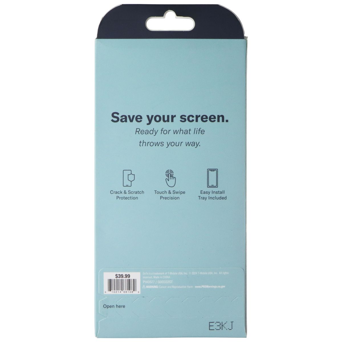 GoTo Tempered Glass Screen Protector for Google Pixel 8a Cell Phone - Screen Protectors GoTo - Simple Cell Bulk Wholesale Pricing - USA Seller