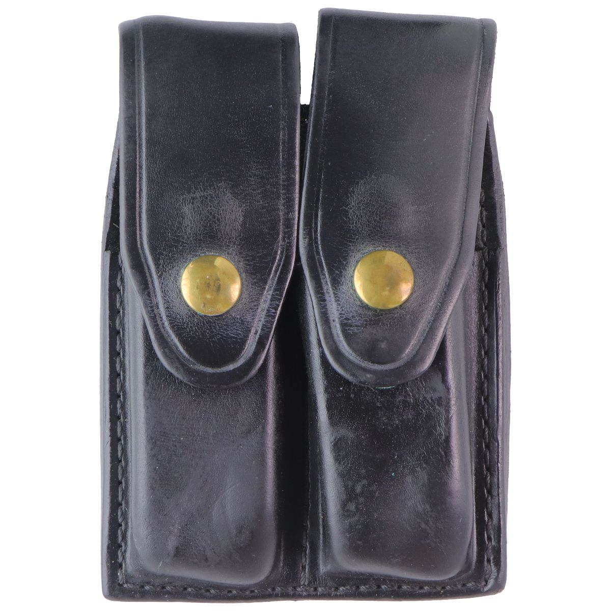 Gould & Goodrich B627-3 Double Magazine Leather Belt Case - Black Other Sporting Goods Gould & Goodrich - Simple Cell Bulk Wholesale Pricing - USA Seller