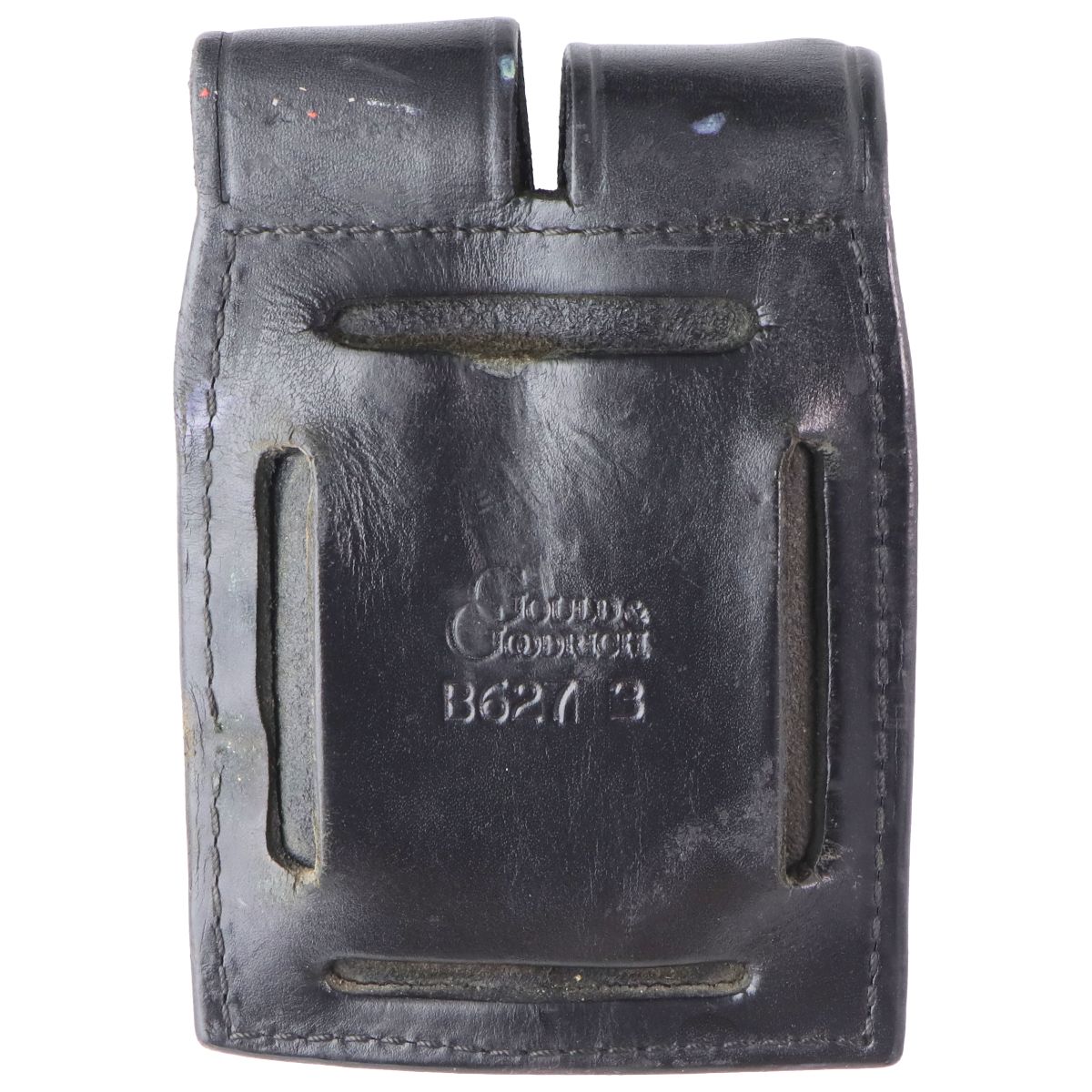Gould & Goodrich B627-3 Double Magazine Leather Belt Case - Black Other Sporting Goods Gould & Goodrich - Simple Cell Bulk Wholesale Pricing - USA Seller
