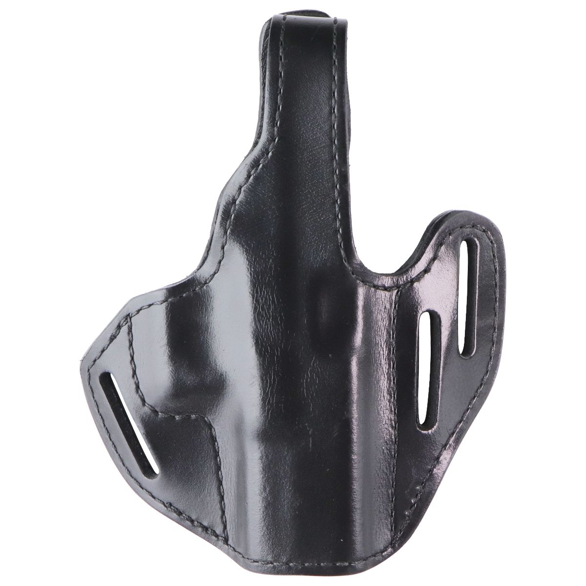 Gould & Goodrich B733-G19 Leather Three-Slot Pancake Holster (Black) Other Sporting Goods Gould & Goodrich - Simple Cell Bulk Wholesale Pricing - USA Seller