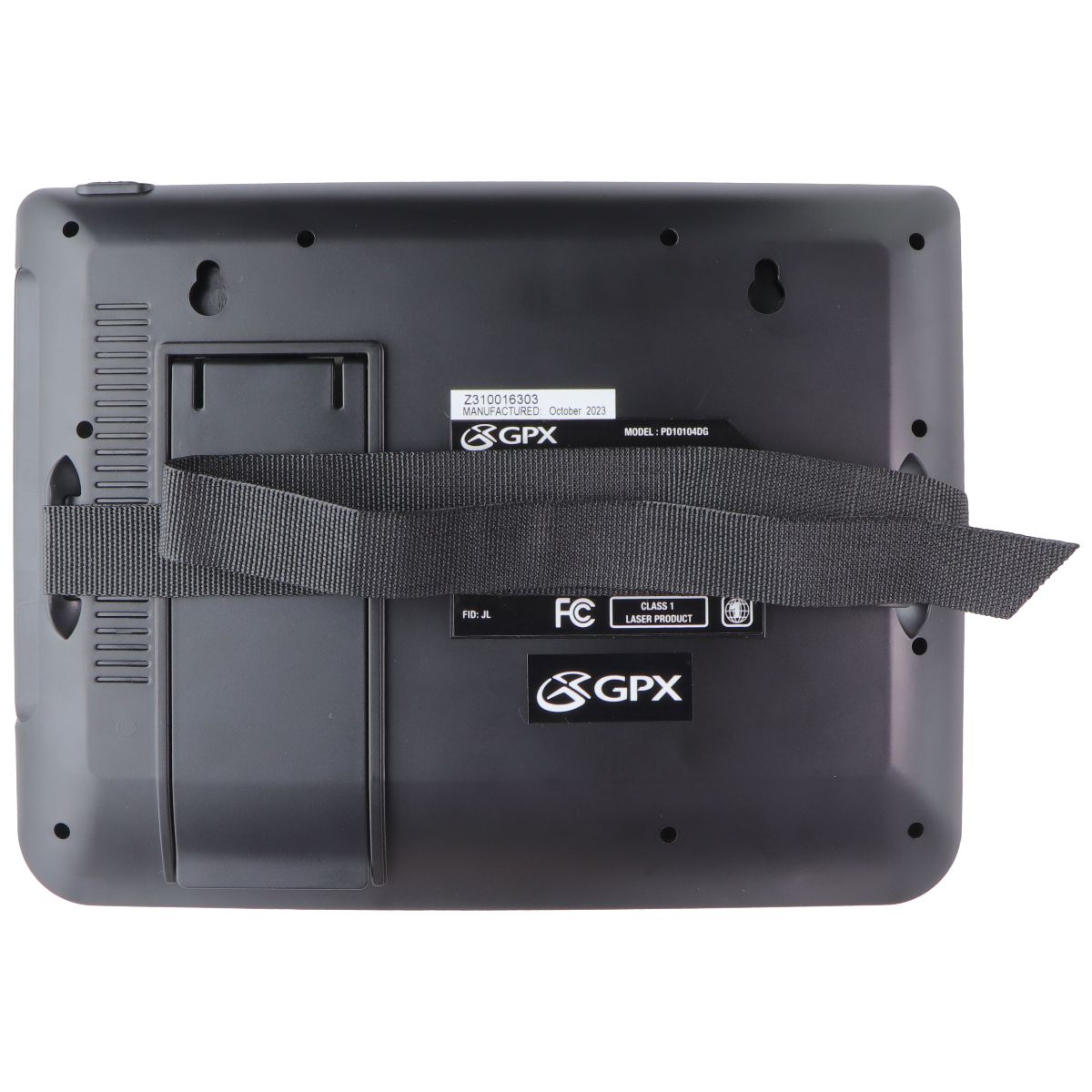 GPX Dual Screen Portable DVD Player Kit - Black (PD10104DG) Home Multimedia - DVD & Blu - ray Players GPX - Simple Cell Bulk Wholesale Pricing - USA Seller