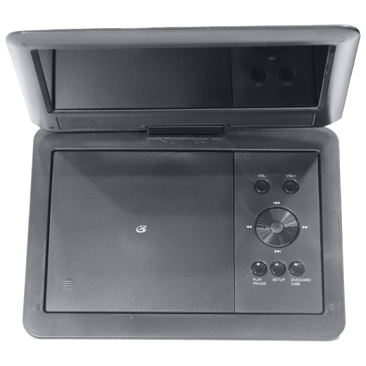 GPX 9-inch Standard Portable DVD Player with Remote - USB-A/SD Card/AV IN/AV OUT