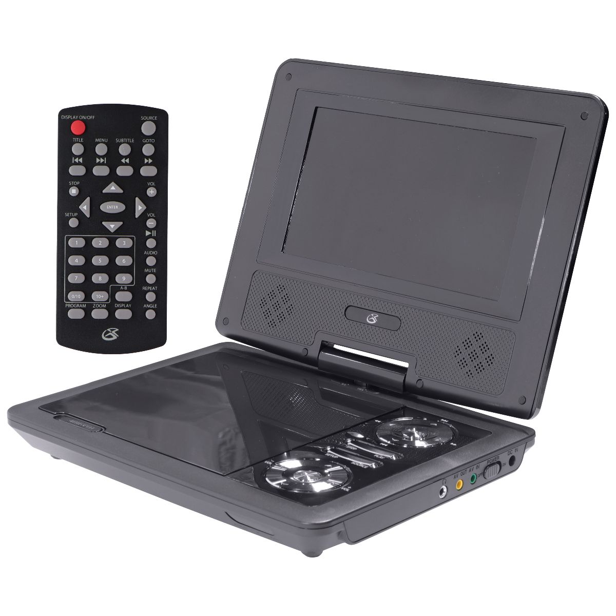 GPX 7-inch Portable DVD Player w/ Remote - Headphone Jack/AV IN/AV OUT (PD701B) Home Multimedia - DVD & Blu - ray Players GPX - Simple Cell Bulk Wholesale Pricing - USA Seller