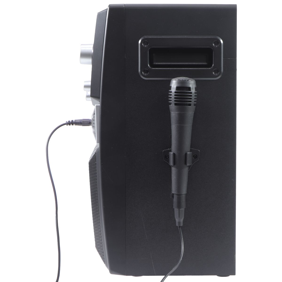 GPX Bluetooth Karaoke Machine with LED Lights and Microphone - Black (JB185B) Karaoke Entertainment - Complete Karaoke Systems GPX - Simple Cell Bulk Wholesale Pricing - USA Seller