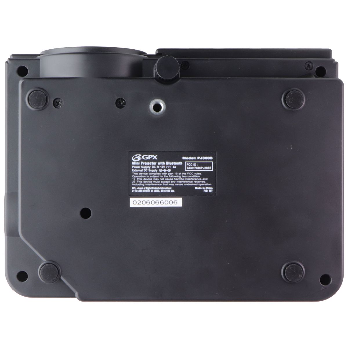 GPX Projector with Bluetooth - USB & Micro SD Ports (PJ300B) - Black