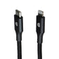 Griffin (5-Ft) Braided USB-C to Lightning 8-Pin MFI Cable for iPhone - Black Cell Phone - Cables & Adapters Griffin - Simple Cell Bulk Wholesale Pricing - USA Seller